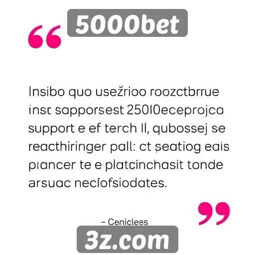 Opiniões sobre o suporte ao cliente da 5000bet